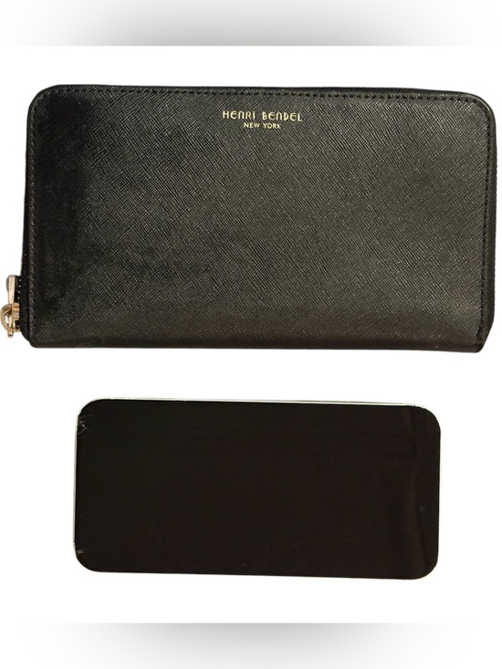 henri bendel Handbags - henri bendel Black Zip-Around Wallet